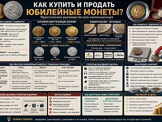 Как купить и продать юбилейные монеты?